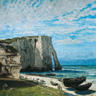 Gustave Courbet, la Falaise d'Étretat après l'orage